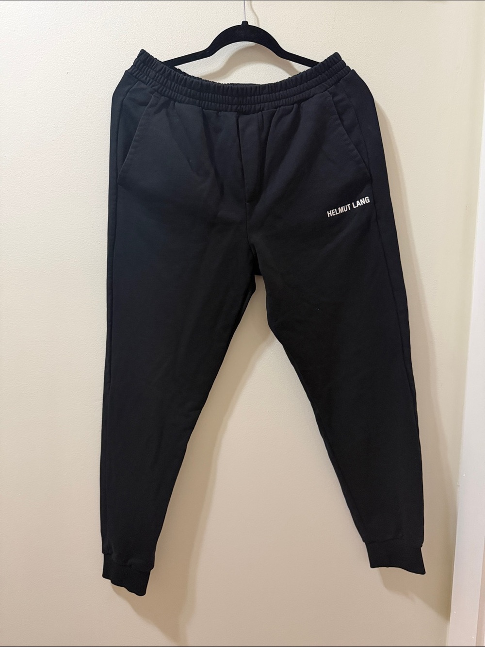 Helmut Lang Men’s Black Jogger Pants Size m